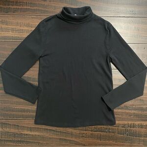 Zara Girls Black Turtleneck Top Size 11-12